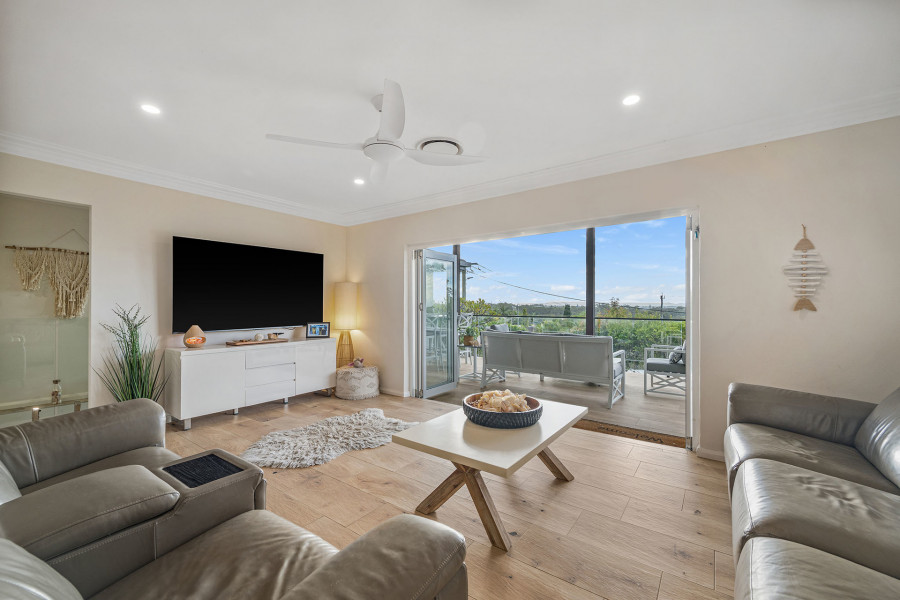 Panoramic Living with Rainforest Backdrop